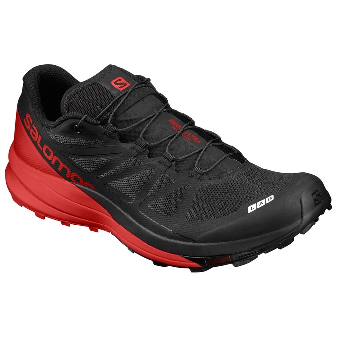 Zapatillas Trail Running Salomon Hombre Negras / Rojas - Salomon Argentina S/LAB SENSE ULTRA ,247980